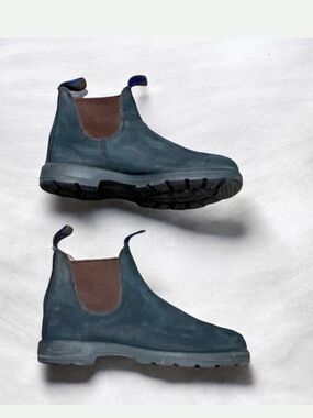 Blundstone Black Rustic Suede Chelsea Boots Size 6